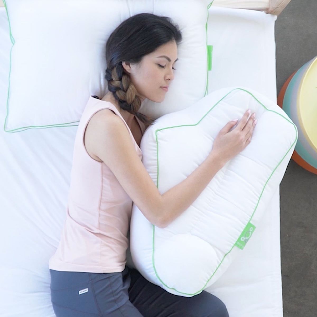 Sleep Yoga Side Sleeper Arm Rest Pillow