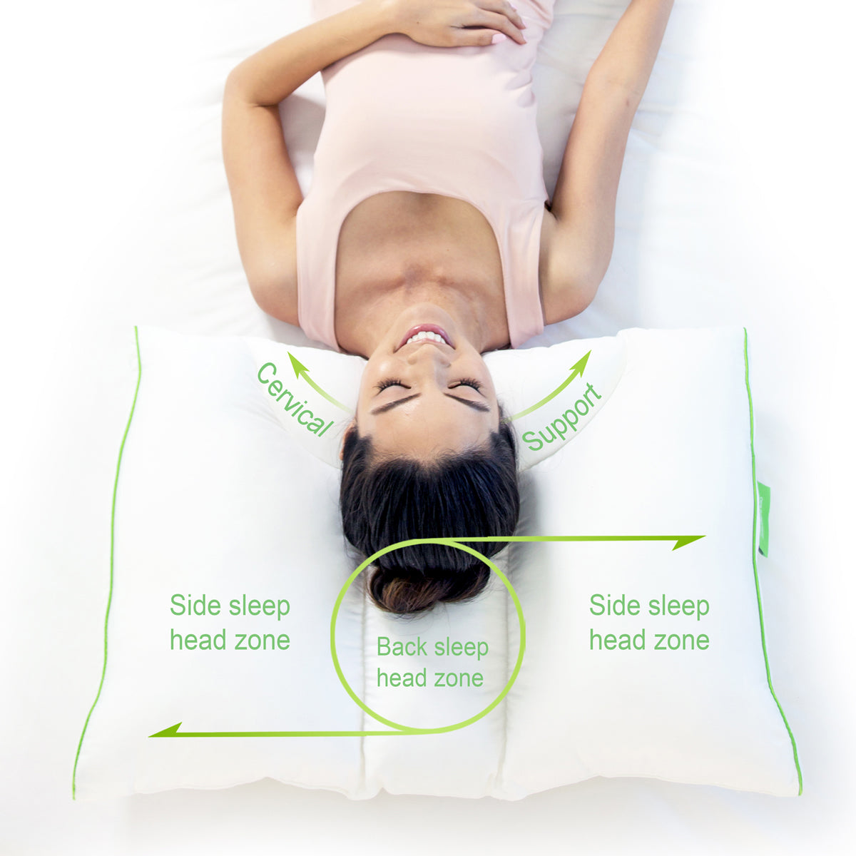 Sleep Yoga Dual Sleep Neck Pillow