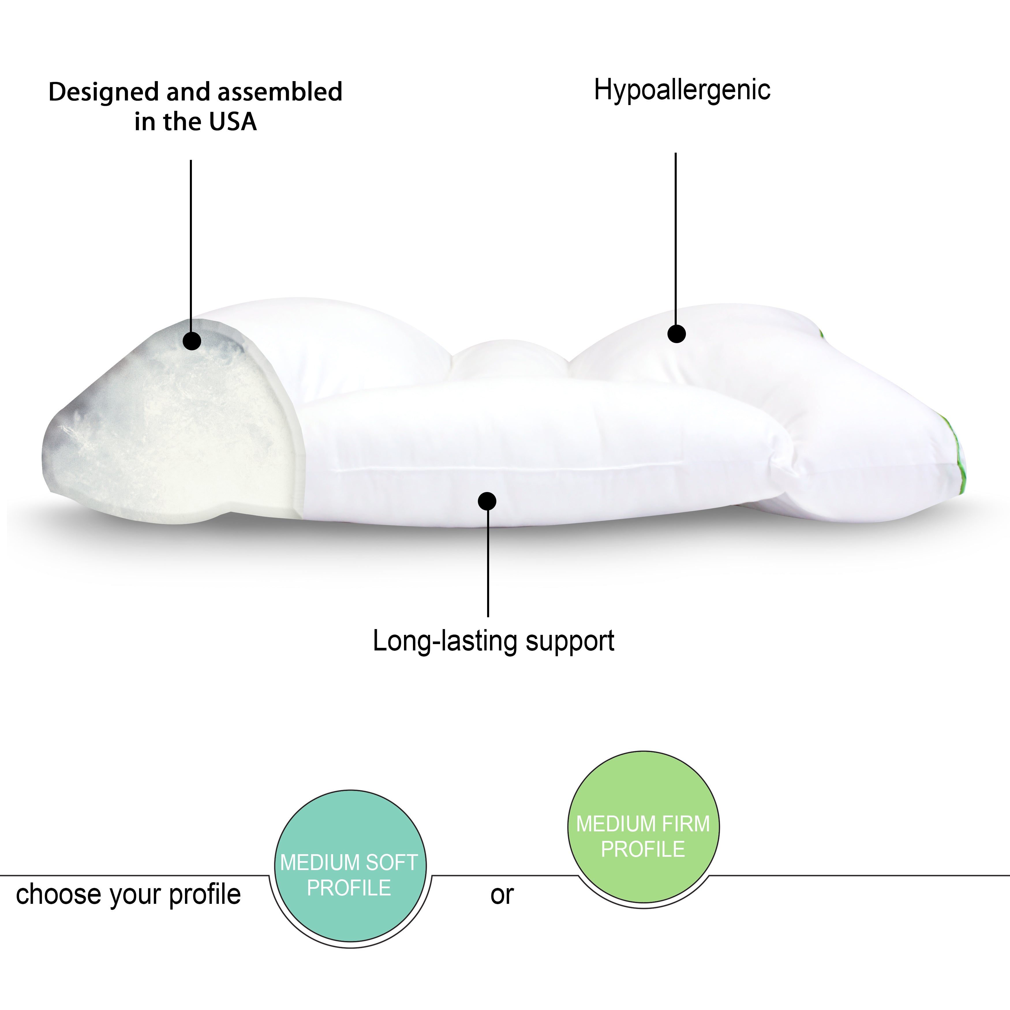 Sleep Yoga Dual Sleep Neck Pillow