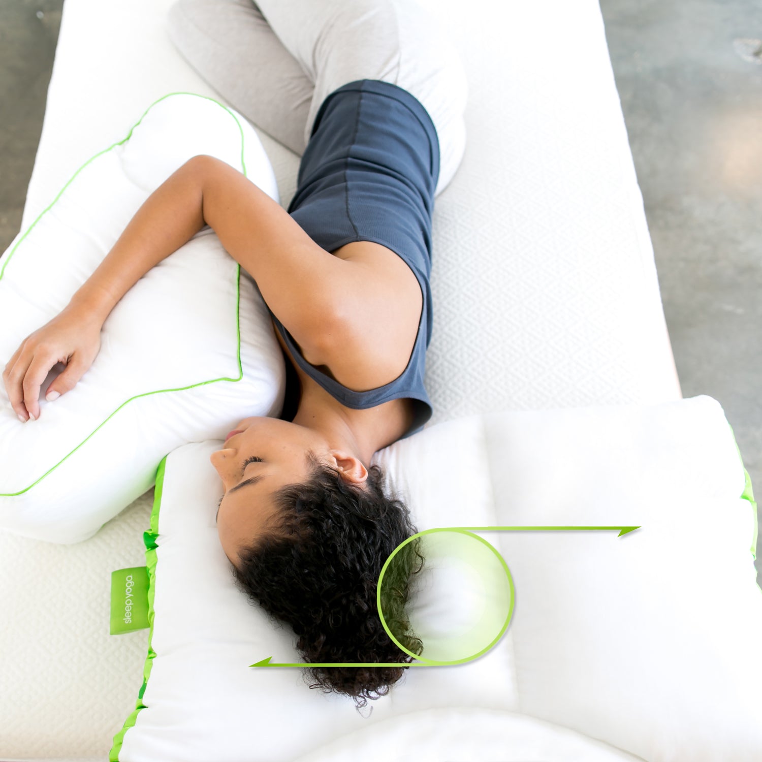 Sleep Yoga Dual Sleep Neck Pillow
