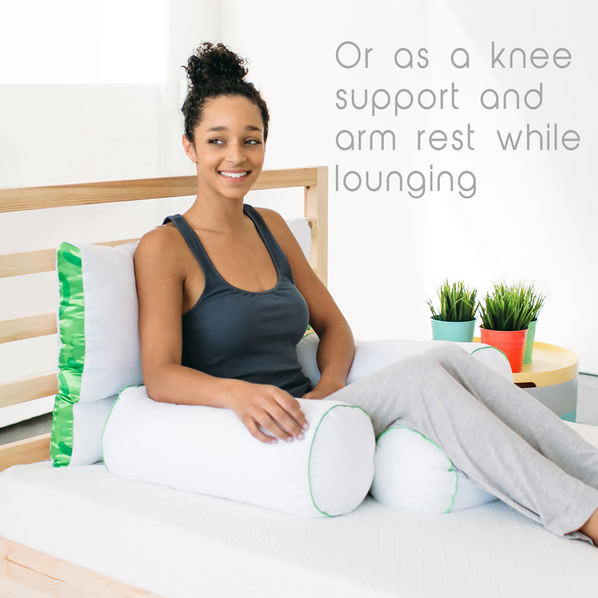 Sleep Yoga Go Posture Pillow for Home or Travel