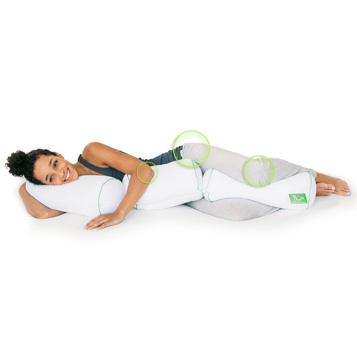 Inflatable Triangle Body Pillow Lumbar Pillow Yoga Pillow Bed Rest